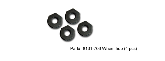 8131-706, Wheel hub (4 pcs)